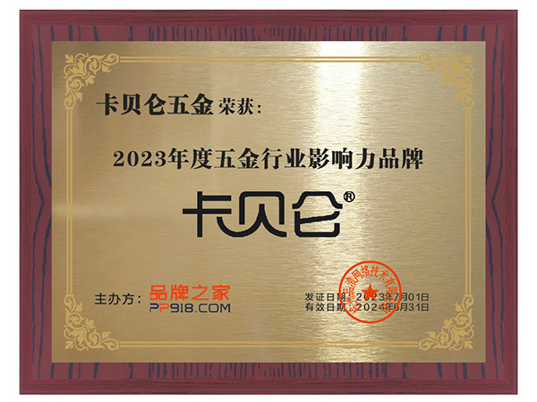 2023年度五金行业影响